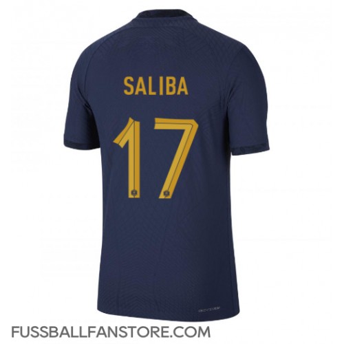 Frankreich William Saliba #17 Replik Heimtrikot WM 2022 Kurzarm